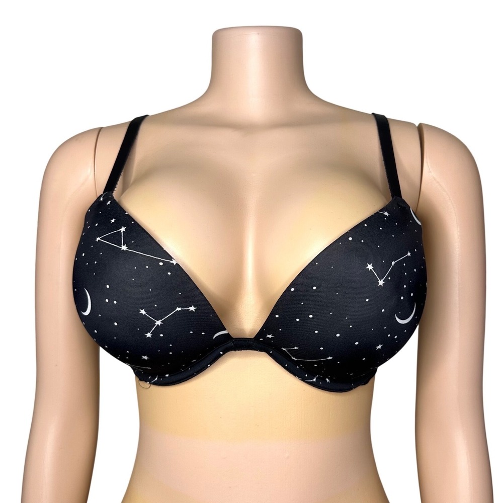 Pink Victoria's Secret Wear Everywhere Super Push‎ Up Bra Size 32DD